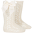 Condor Cotton Openwork Knee High Socks with Bow - Linen (25192_000_304)