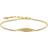 Thomas Sabo Leaf Bracelet - Gold/Transparent