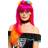 Smiffys Day of the Dead Wig Orange