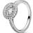 Pandora Vintage Circle Ring - Silver/Transparent