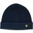 Lyle & Scott Racket Rib Beanie - Dark Navy