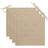 vidaXL 112792 Stolsdyna Beige (40x40cm)