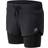 New Balance Impact Run 2 In 1 Short Women - Black