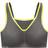 Glamorise No-Bounce Camisole Sports Bra Plus Size - Gray/Yellow