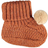 Name It Knitted Wool Slippers - Brown/Mocha Bisque