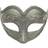 Bristol Novelty Unisex ögonmask med juveler Silver One Size