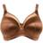 Goddess Keira Banded Bra - Cinnamon