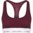 Calvin Klein Modern Cotton Bralette - Lush Burgundy/Silver WB