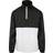 Urban Classics Stand Up Collar Pull Over Jacket - Black/White