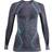 UYN Ambityon UW Long Sleeve Shirt Women - Black Melange/Pink Aqua