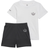adidas Infant SPRT Collection Shorts & Tee Set - White (HE2070)