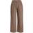 Jack & Jones Ida Cropped Trousers - Beige/Brindle