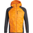 Peak Performance Helium Hybrid Down Hood Jacket Men - Orange Flare/Motion Grey