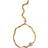 Stine A Wavy Circle Right Earring - Gold/Transparent