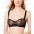 DKNY Sheers bandeau bra with removable straps, Black