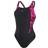 Speedo Hyperboom Splice Muscleback Swimsuit - Black/Pink