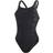 Speedo Hyperboom Splice Muscleback Swimsuit - Black/Grey