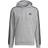 adidas Stripe Fleece Hoodie (Plus Size) Heather