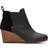 Toms Kelsey Wedge - Black Leather