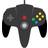 Teknogame Wired N64 Controller Black