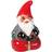 Rolf Berg Micro Santa on Red Package Prydnadsfigur 7cm