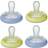 Tommee Tippee Soother Breast-Like Night Glow in the Dark 0-6m Pack of 4
