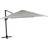 Brafab Varallo frihängande parasoll 300x400 antracit/khaki