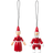 Kay Bojesen Santa Claus And Santa Claus Julgranspynt 10cm 2st