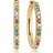 Sif Jakobs Ellera Grande Earrings - Gold/Multicolor