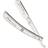 Parker Shaving Heavy-Duty Stainless-Steel Handle Clip Type Barber/Straight Razor