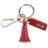 New York Mini Tassel Key Chain - Red