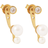 Hultquist Agnes Earstickers - Gold/Pearl/Transparent