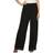 Alex Evenings Straight Leg Chiffon Pant - Black