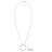 Elli Smyckesset dam cirkel hänge motiv basic med kristaller av 925 sterlingsilver, 450, kristall