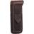 Mika 28070902 – Pennfodral i äkta läder/sadeläder, pennfodral för 3 pennor och skrivenheter av alla slag, för kulspetspennor och fyllare, pennfodral i brunt, läderfodral ca 16 x 2 x 5,5 cm