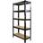 Monster Racking 6 T-Rax Garage Storage Racks Heavy Duty Shelving Black