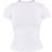 PrettyLittleThing Cotton Blend Fitted Crew Neck T-shirt - Basic White