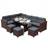 Jardí Corner Loungeset, 1 Bord inkl. 1 Soffor