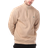 Lacoste Men's Zippered Stand-Up Collar Sweatshirt - Brown