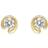 Georg Jensen Mercy Stud Earrings - Gold/Diamonds