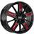 Ronal R67 red right Jetblack 8x19 5x108 ET45