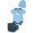 Puma Baby Minicats Beanie Set - Day Dream