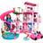 Barbie Dreamhouse Pool Party Doll House with 3 Story Slide HMX10