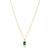 Sif Jakobs Roccanova Piccolo Necklace - Gold/Green