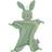 Summerville ORGANIC Snuttefilt kanin grön
