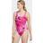 adidas Floral 3-Stripes Swimsuit Lucid Fuchsia Wonder Quartz