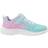 Skechers Girl's Fierce Flash Sneakers - Aqua/Pink