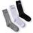 H2OFagerholt Suck Socks 3-pack - Black/White/Grey Mel
