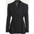 Givenchy Womens Black Single-breasted Slim-fit Wool Blazer