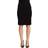 Gianfranco Ferré GF Ferre Black High Waist Viscose Knee Length Pencil Cut Skirt IT40